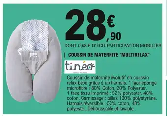 E.Leclerc Coussin De Maternitè "Multirelax" offre