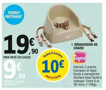 E.Leclerc Rèhausseur De Chaise offre