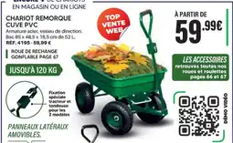 Shopix CHARIOT REMORQUE CUVE PVC offre