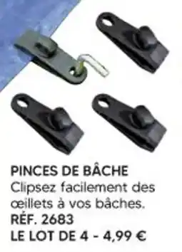 Shopix PINCES DE BÂCHE offre