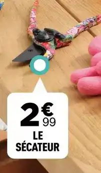 Centrakor Le sécateur offre