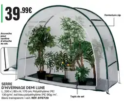 Shopix SERRE D'HIVERNAGE DEMI LUNE offre