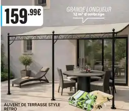 Shopix AUVENT DE TERRASSE STYLE RÉTRO offre