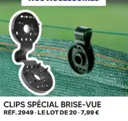 Shopix CLIPS SPÉCIAL BRISE-VUE offre