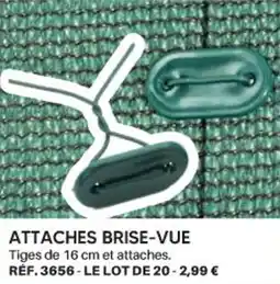 Shopix ATTACHES BRISE-VUE offre