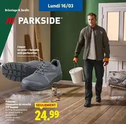 Lidl Parkside Chaussures de sécurité S1P homme offre