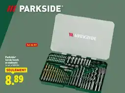 Lidl Parkside Set de forets et embouts offre
