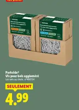 Lidl Parkside Vis pour bois aggloméré offre