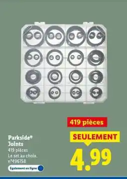 Lidl Parkside Joints offre