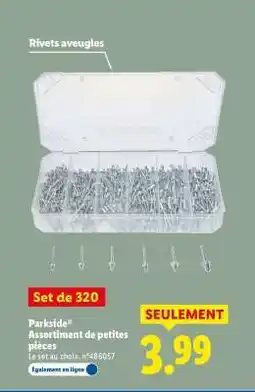 Lidl Parkside Assortiment de petites pièces offre
