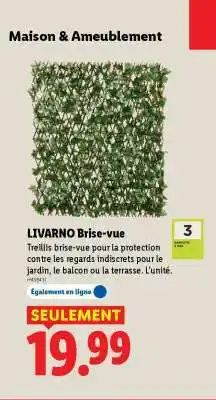Lidl LIVARNO Brise-vue offre