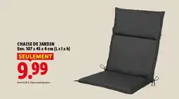 Lidl CHAISE DE JARDIN offre