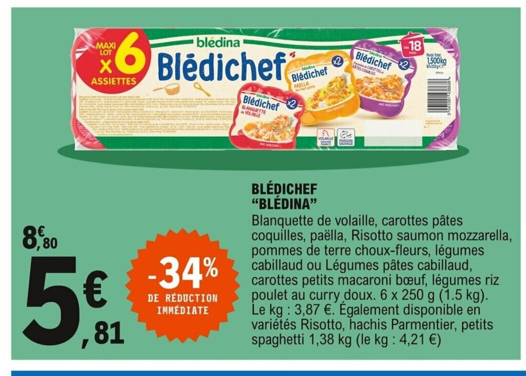 Promo Blèdichef "Blèdina" chez E.Leclerc