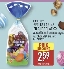 ALDI CHOCEUR Petits lapins en chocolat offre