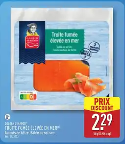 ALDI GOLDEN SEAFOOD Truite fumée élevée en mer offre