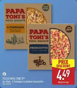 ALDI PAPA TONI'S Pizza offre