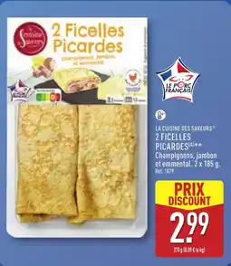 ALDI LA CUISINE DES SAVEURS 2 ficelles picardes offre