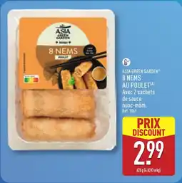 ALDI ASIA GREEN GARDEN 8 nems au poulet offre