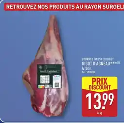 ALDI GOURMET FINEST CUISINE Gigot d'agneau offre