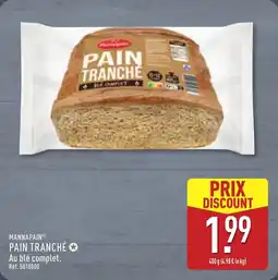 ALDI MANNAPAIN Pain tranché offre