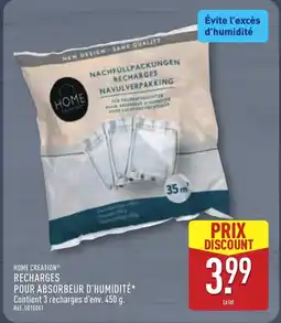 ALDI HOME CREATION Recharges pour absorbeur d'humidité offre
