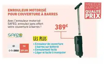 Enrouleur Motorisé Pour Couverture à Barres