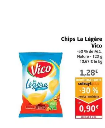 Colruyt Chips La Légère Vico offre