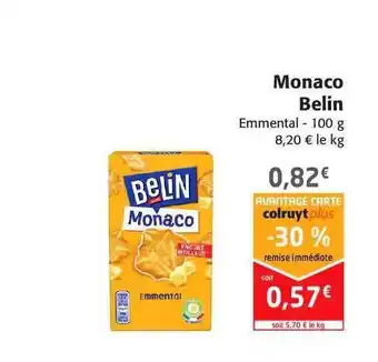 Colruyt Monaco Belin offre