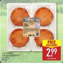 ALDI PAYS GOURMAND Tielles sétoises offre