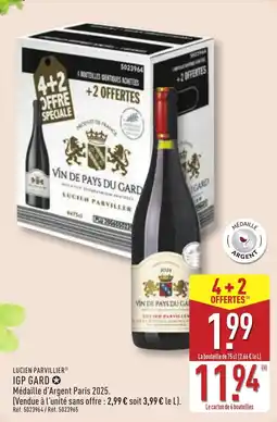 ALDI LUCIEN PARVILLIER Igp gard offre