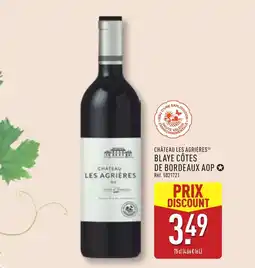 ALDI CHÂTEAU LES AGRIÈRES Blaye côtes de bordeaux aop offre