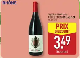 ALDI CHASSE DU GRAND SEGUR Côtes du rhône Aop offre