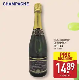 ALDI CHARLES DELOYNES Champagne brut offre