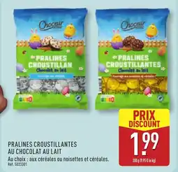 ALDI Pralines croustillantes au chocolat au lait offre