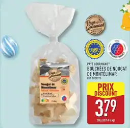 ALDI PAYS GOURMAND Bouchées de nougat de montélimar offre