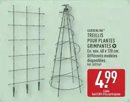 ALDI GARDENLINE Treillis pour plantes grimpantes offre