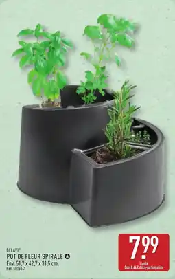 ALDI BELAVI Pot de fleur spirale offre