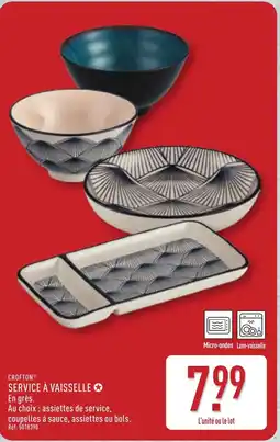 ALDI CROFTON Service à vaisselle offre