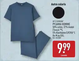 ALDI UP 2 FASHION Pyjama homme offre