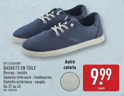 ALDI UP 2 FASHION Baskets en toile offre