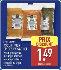 ALDI ÉPICES KING Assortiment épices en sachet offre