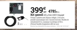 Espace emeraude Kit gazoil offre
