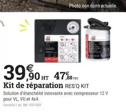 Espace emeraude Kit de réparation offre