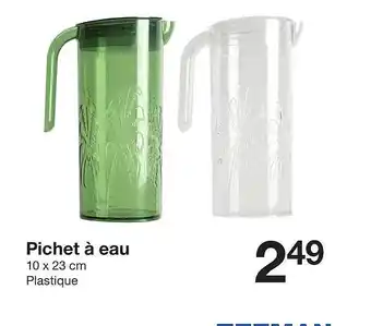 Zeeman Pichet à Eau offre