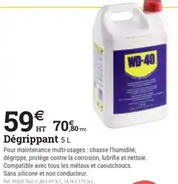Espace emeraude WD-40 Dégrippant offre