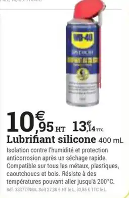 Espace emeraude WD-40 Lubrifiant silicone offre