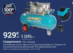 Espace emeraude Compresseur offre