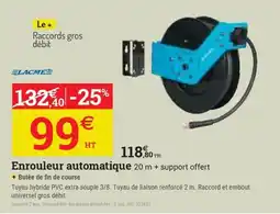 Espace emeraude LACME Enrouleur automatique offre