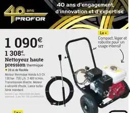 Espace emeraude Nettoyeur haute pression thermique offre