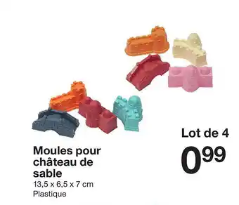 Zeeman Moules Pour Château De Sable offre